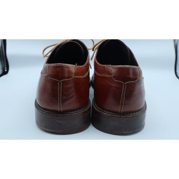 Cole Haan Country Vintage Cognac Brown Leather Split Toe Oxfords Brogue Men 11.5